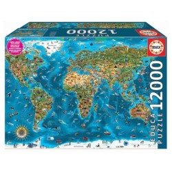 Compra Educa Puzzle 12000  Xxl Maravillas Del Mundo al mejor precio | Juguetilandia Canarias
