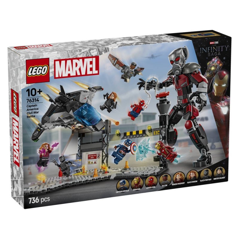 Compra Lego Super Heroes Marvel Gran Batalla De Capitan America: Civil War al mejor precio | Juguetilandia Canarias