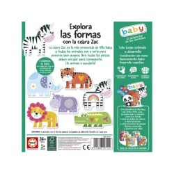 Compra Educa Baby Explora Las Formas Con La Cebra Zac  al mejor precio | Juguetilandia Canarias