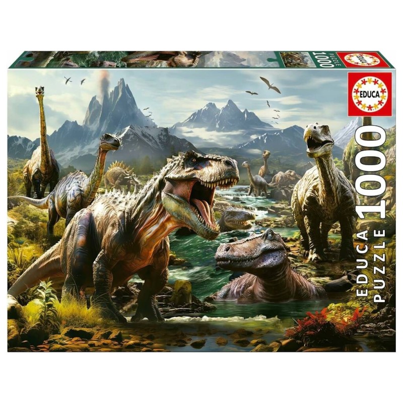Compra Educa Puzzle 1000 Dinosaurios Feroces al mejor precio | Juguetilandia Canarias Compra Educa Puzzle 1000 Dinosaurios Feroces al mejor precio | Juguetilandia Canarias