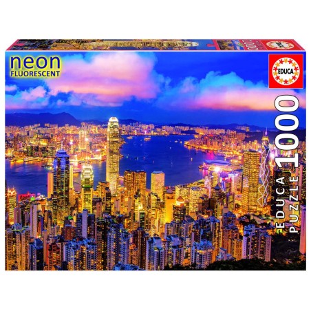 Compra Educa Puzzle 1000 Hong Kong Neon al mejor precio | Juguetilandia Canarias