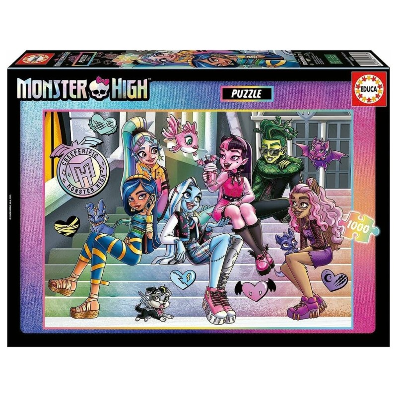 Compra Educa Puzzle 1000 Monster High al mejor precio | Juguetilandia Canarias