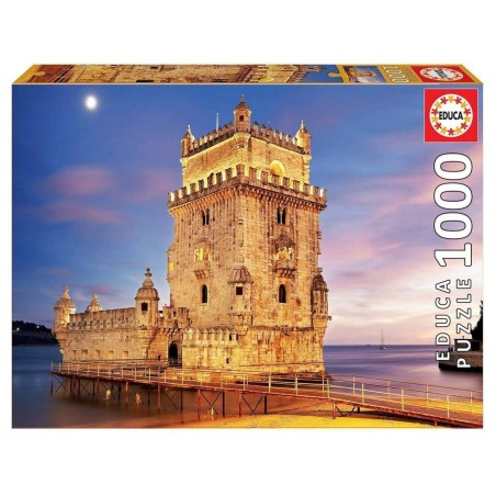 Compra Educa Puzzle 1000 Torre De Belem Lisboa al mejor precio | Juguetilandia Canarias