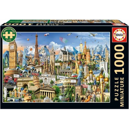 Compra Educa Puzzle Miniature 1000 Simbolos De Europa al mejor precio | Juguetilandia Canarias