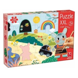 Compra Goula Puzzle Xxl Magic Scratch al mejor precio | Juguetilandia Canarias