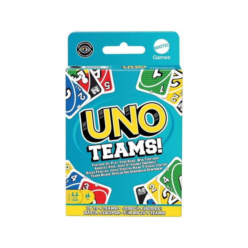 Compra Mattel Games Uno Teams Juego De Cartas al mejor precio | Juguetilandia Canarias