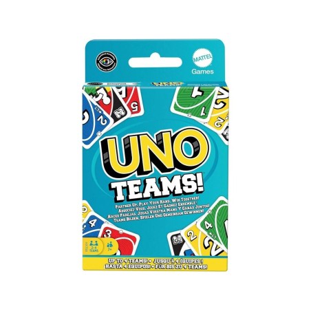 Compra Mattel Games Uno Teams Juego De Cartas al mejor precio | Juguetilandia Canarias