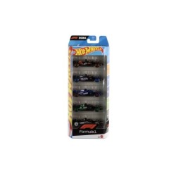 Compra Mattel Hot Wheels Pack 5 Vehiculos F1 al mejor precio | Juguetilandia Canarias