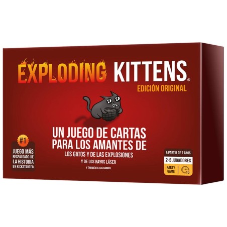 Compra Asmodee Exploding Kittens al mejor precio | Juguetilandia Canarias