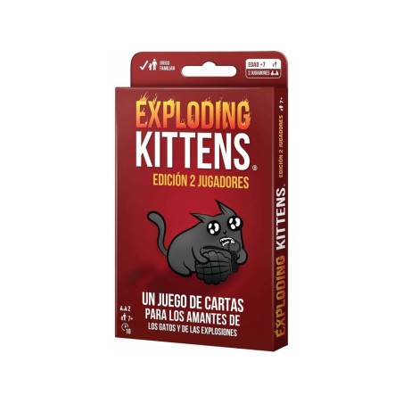 Compra Asmodee Exploding Kittens Ed. 2 Jug. al mejor precio | Juguetilandia Canarias