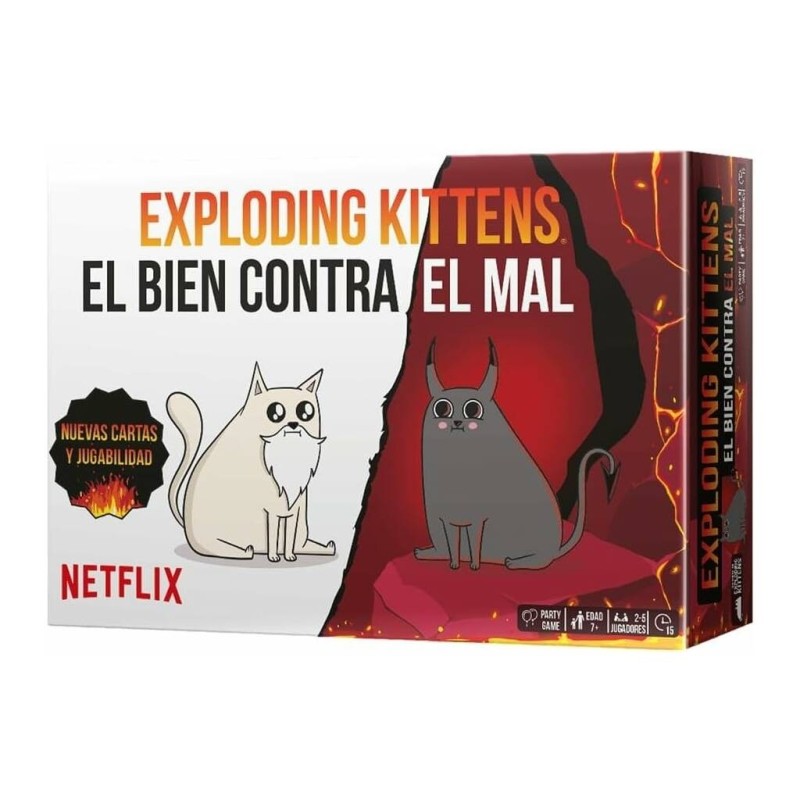 Compra Asmodee Exploding Kittens El Bien Contra El Mal al mejor precio | Juguetilandia Canarias