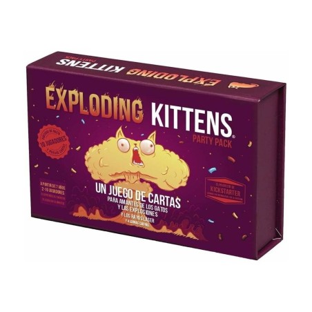 Compra Asmodee Exploding Kittens Party Pack al mejor precio | Juguetilandia Canarias