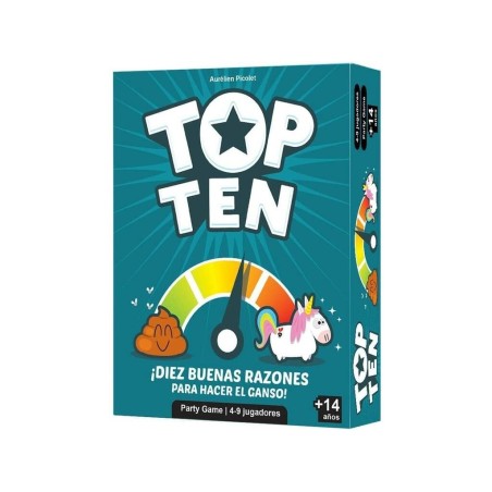 Compra Asmodee Top Ten al mejor precio | Juguetilandia Canarias