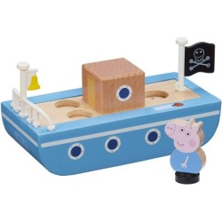 Compra Bandai Peppa Pig Wood Barco De Madera al mejor precio | Juguetilandia Canarias