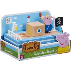 Compra Bandai Peppa Pig Wood Barco De Madera al mejor precio | Juguetilandia Canarias