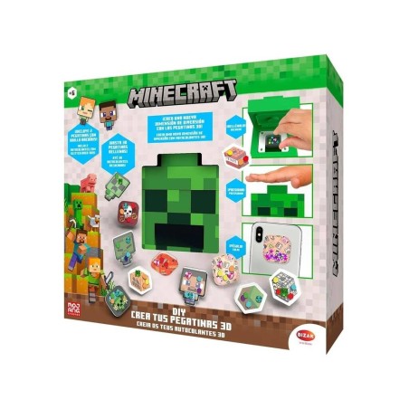 Compra Bizak Crea Tus Pegatinas 3d Minecraft al mejor precio | Juguetilandia Canarias
