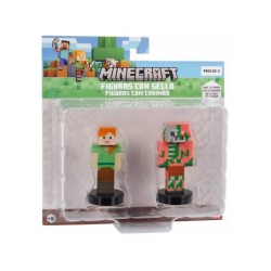 Compra Bizak Minecraft Figura Pack De 2 al mejor precio | Juguetilandia Canarias