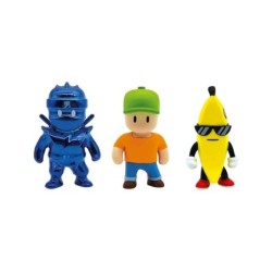 Compra Bizak Monsterflex Stumble Guys Pack 3 al mejor precio | Juguetilandia Canarias