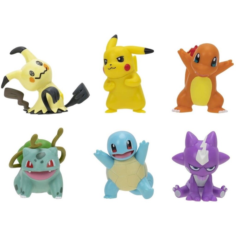 Compra Bizak Pokemon Multipack 6 Figuras al mejor precio | Juguetilandia Canarias