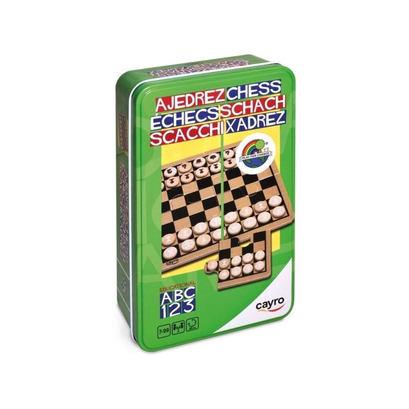 Compra Cayro Ajedrez Damas Metal Box al mejor precio | Juguetilandia Canarias Compra Cayro Ajedrez Damas Metal Box al mejor precio | Juguetilandia Canarias