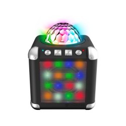 Compra Cefa Idance Karaoke Con 2 Microfonos,Luces Led Y Disco Ball Cube Sing 300 al mejor precio | Juguetilandia Canarias