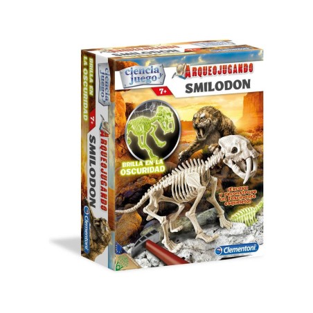 Compra Clementoni Arqueojugando Smilodon Fluorescente al mejor precio | Juguetilandia Canarias