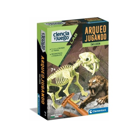 Compra Clementoni Arqueojugando Smilodon Fosforescente al mejor precio | Juguetilandia Canarias