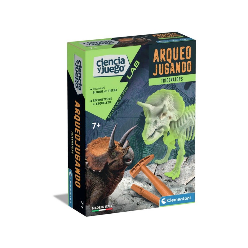 Compra Clementoni Arqueojugando Triceratops Fosforescente al mejor precio | Juguetilandia Canarias Compra Clementoni Arqueojugando Triceratops Fosforescente al mejor precio | Juguetilandia Canarias