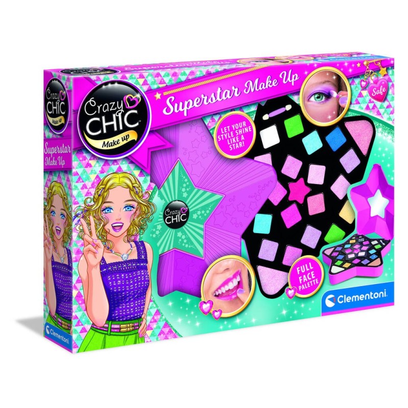 Compra Clementoni Crazy Chic Superstar Make Up al mejor precio | Juguetilandia Canarias