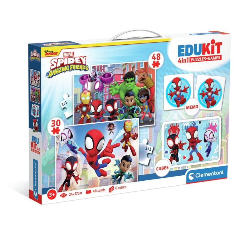 Compra Clementoni Edukit 4in1 Spidey al mejor precio | Juguetilandia Canarias Compra Clementoni Edukit 4in1 Spidey al mejor precio | Juguetilandia Canarias