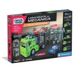 Compra Clementoni Mechanics Trailer Portacoches al mejor precio | Juguetilandia Canarias