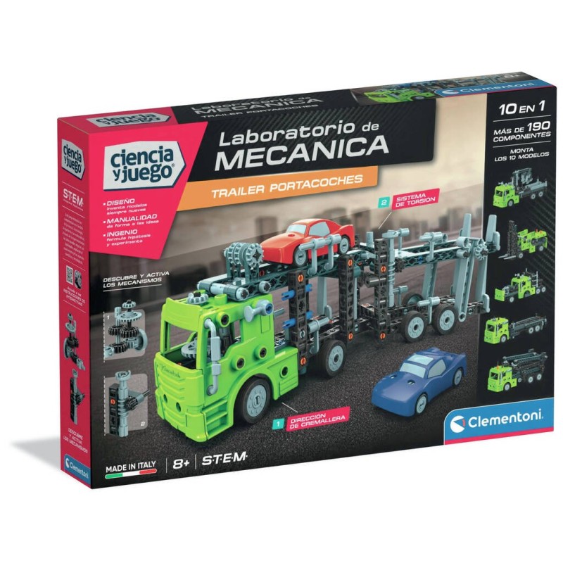Compra Clementoni Mechanics Trailer Portacoches al mejor precio | Juguetilandia Canarias Compra Clementoni Mechanics Trailer Portacoches al mejor precio | Juguetilandia Canarias