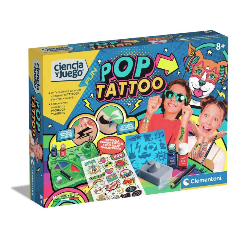 Compra Clementoni Pop Tattoo al mejor precio | Juguetilandia Canarias Compra Clementoni Pop Tattoo al mejor precio | Juguetilandia Canarias