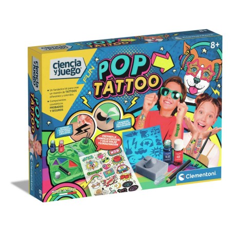 Compra Clementoni Pop Tattoo al mejor precio | Juguetilandia Canarias