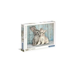Compra Clementoni Pz 500 Gato Y Conejo al mejor precio | Juguetilandia Canarias