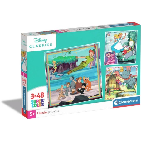Compra Clementoni Pzl 3x48 Square Disney Classics al mejor precio | Juguetilandia Canarias