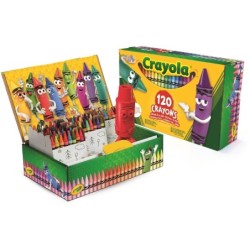 Compra Crayola 120 Ceras Con Sacapuntas Mascota al mejor precio | Juguetilandia Canarias