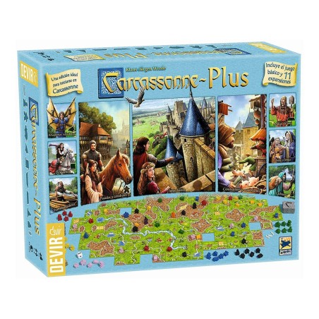 Compra Devir Carcassonne Plus al mejor precio | Juguetilandia Canarias