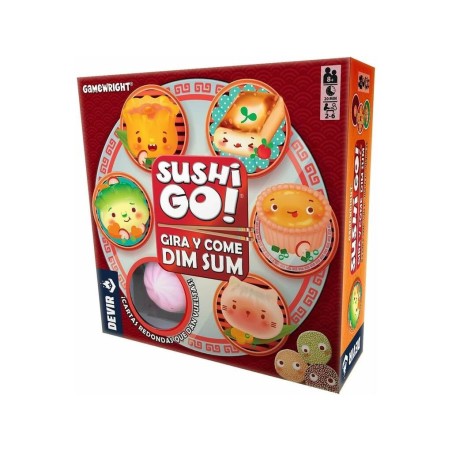 Compra Devir Sushi Go Gira Y Come Dim Sum al mejor precio | Juguetilandia Canarias