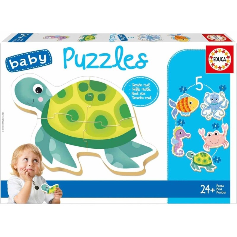 Compra Educa Baby Puzzles Animales Acuaticos al mejor precio | Juguetilandia Canarias