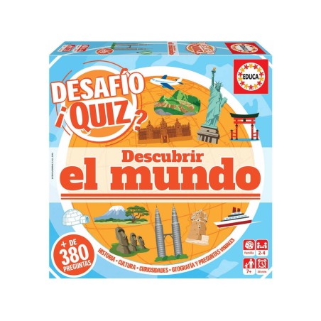 Compra Educa Desafio Quiz Descubrir El Mundo al mejor precio | Juguetilandia Canarias
