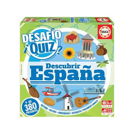 Compra Educa Desafio Quiz Descubrir España al mejor precio | Juguetilandia Canarias