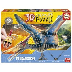 Compra Educa Pteranodon 3d Creature Puzzle al mejor precio | Juguetilandia Canarias