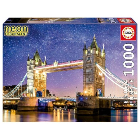 Compra Educa Puzzle 1000 Tower Bridge Londres Neon al mejor precio | Juguetilandia Canarias