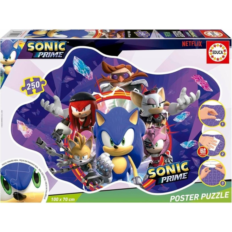 Compra Educa Puzzle 250 Sonic Prime Poster Puzzle al mejor precio | Juguetilandia Canarias Compra Educa Puzzle 250 Sonic Prime Poster Puzzle al mejor precio | Juguetilandia Canarias