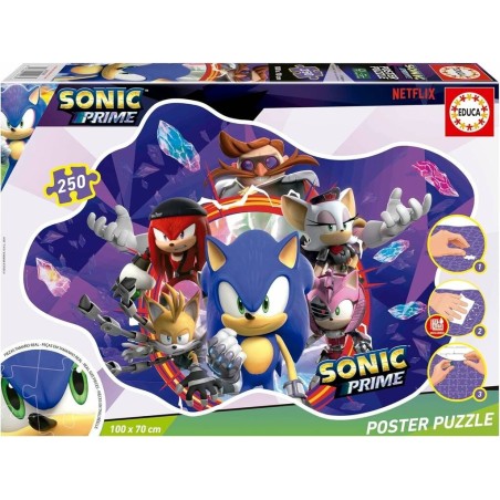 Compra Educa Puzzle 250 Sonic Prime Poster Puzzle al mejor precio | Juguetilandia Canarias