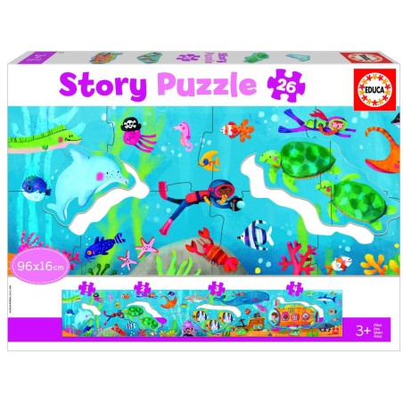Compra Educa Puzzle 26 Mundo Submarino Story Puzzle al mejor precio | Juguetilandia Canarias