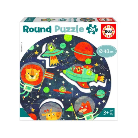 Compra Educa Puzzle 28 El Espacio Round Puzzle al mejor precio | Juguetilandia Canarias