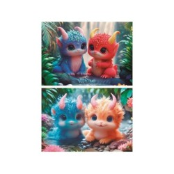 Compra Educa Puzzle 2x100 Monstruos Adorables al mejor precio | Juguetilandia Canarias