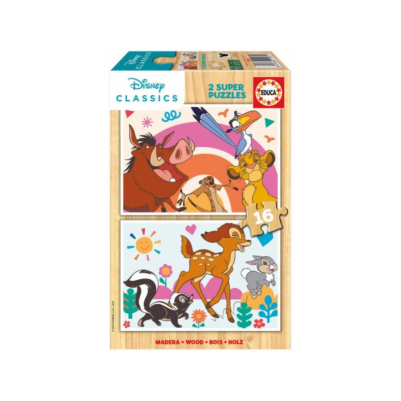 Compra Educa Puzzle 2x16 Disney Animals al mejor precio | Juguetilandia Canarias Compra Educa Puzzle 2x16 Disney Animals al mejor precio | Juguetilandia Canarias